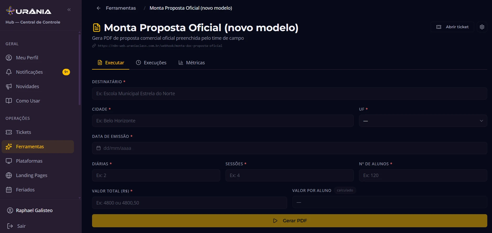 monta-proposta: hub